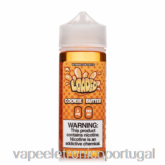 Vape Eletrônico Cookie Butter - Carregado E-líquido - Implacável - 120ml 0mg